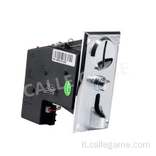 Accettatore multi-moneta con scatola timer a gettoni